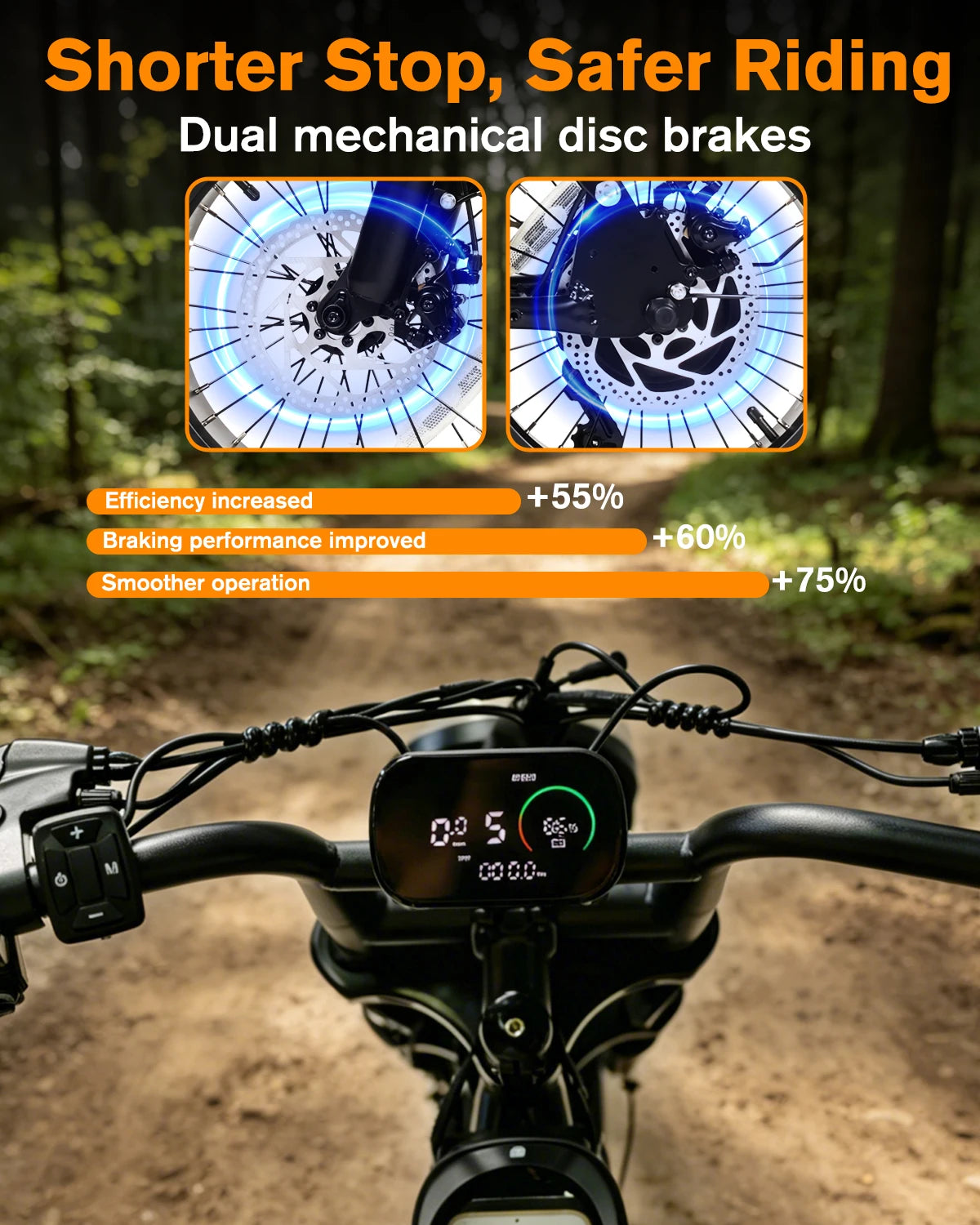 Bodywel 48V Fat Tire Electric Bike For Adults All Terrain