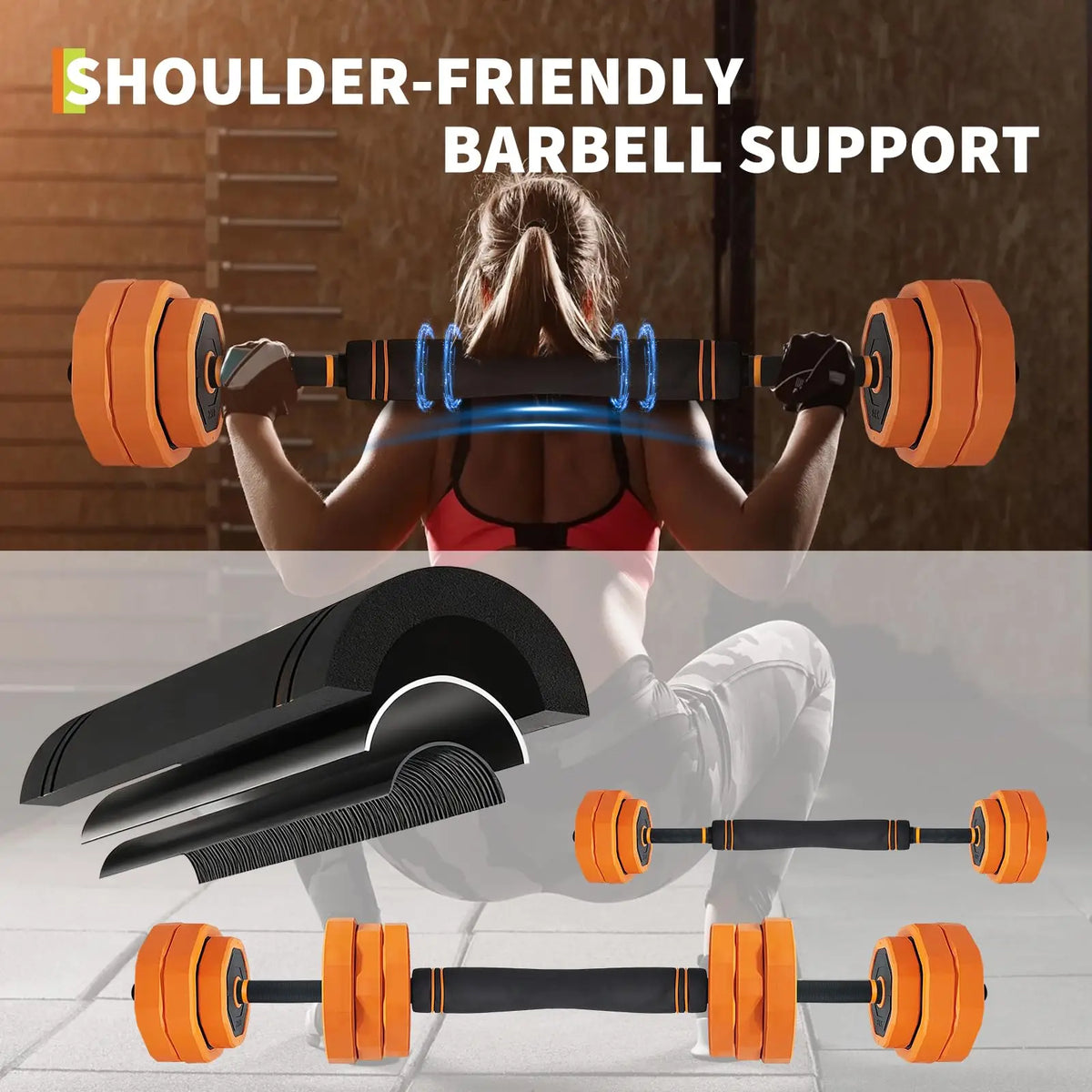 Multifunctional Adjustable Dumbbell Set For Home Gym Weight Training