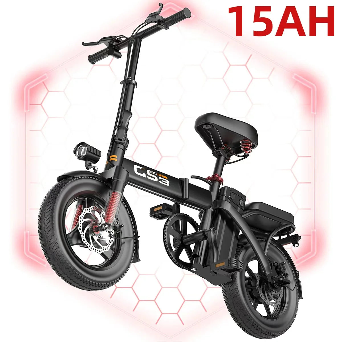 Uplee GS3 Folding Electric Bike For Adult Commuters 500W