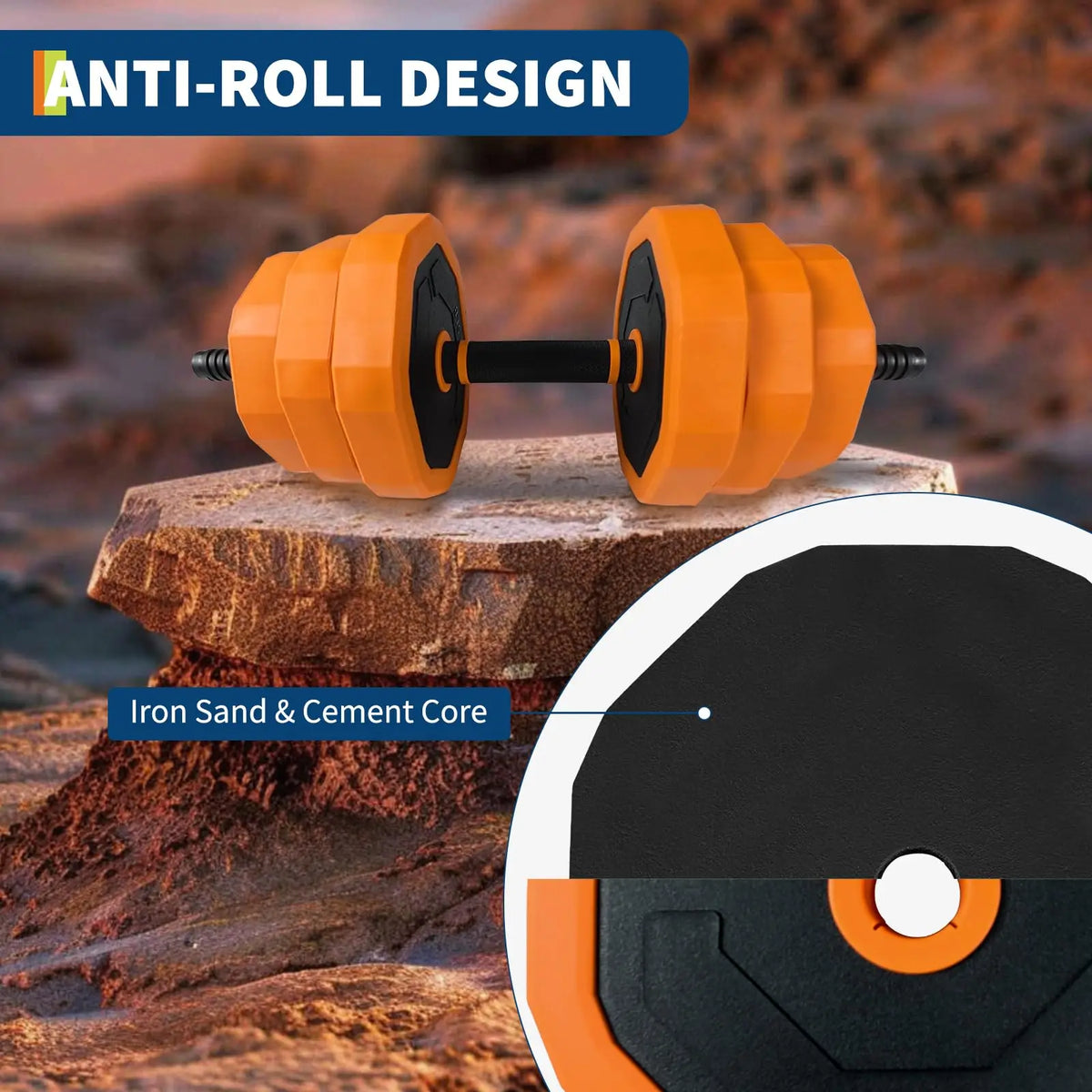 Multifunctional Adjustable Dumbbell Set For Home Gym Weight Training