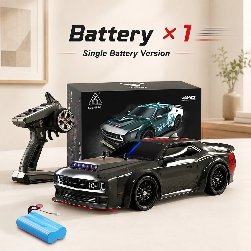 ZNLYRION Brushless 2.4GHz RC Drift Racing Car With LED Lights