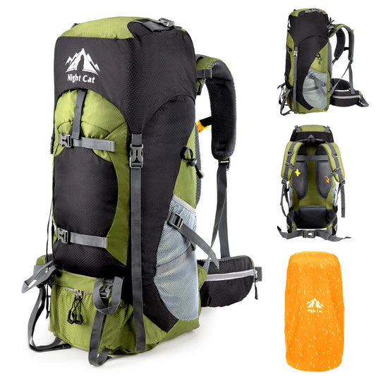 Night Cat Lightweight Waterproof Hiking Backpack For Outdoor Trekking