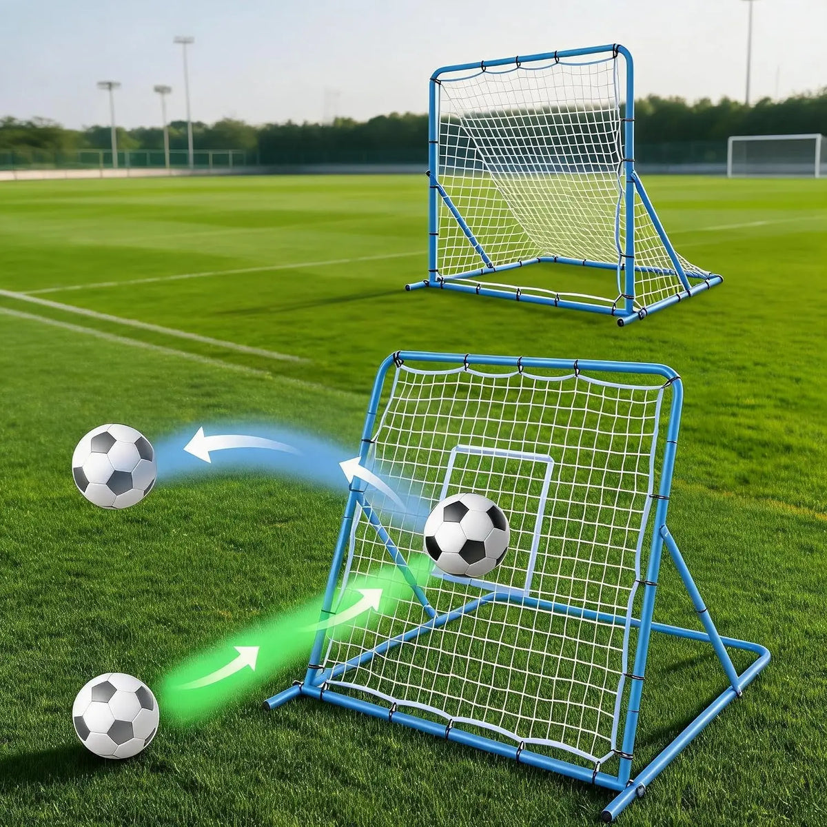 Tacleekii Versatile Pitchback Training Net For Sports Practice