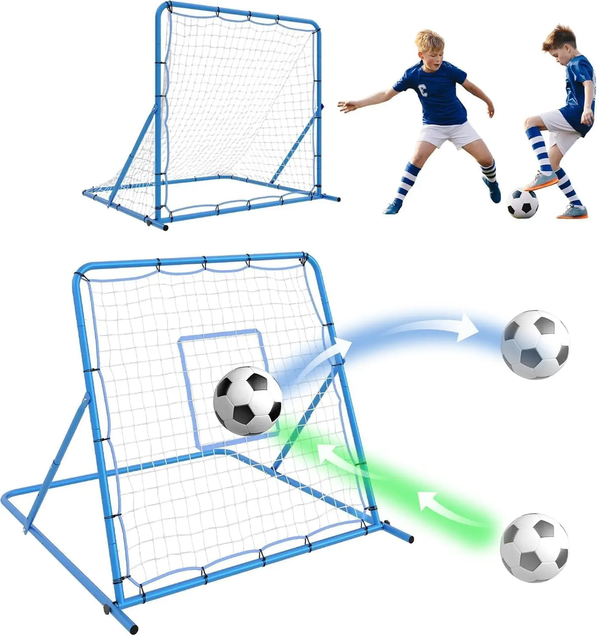 Tacleekii Versatile Pitchback Training Net For Sports Practice