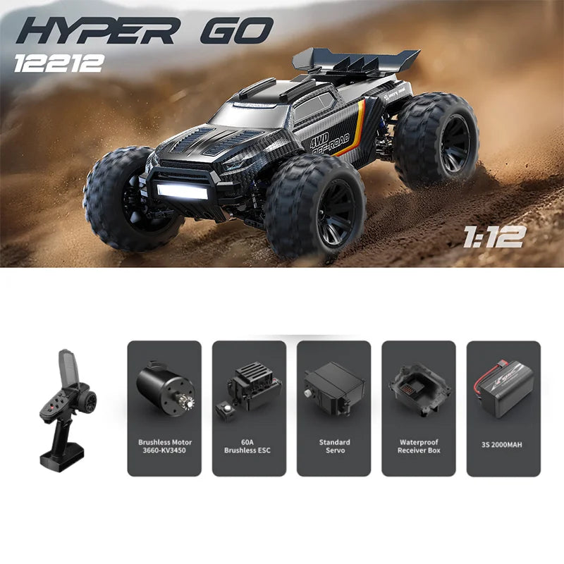 Jyscend Brushless 4Wd Remote Control Offroad Monster Rc Car