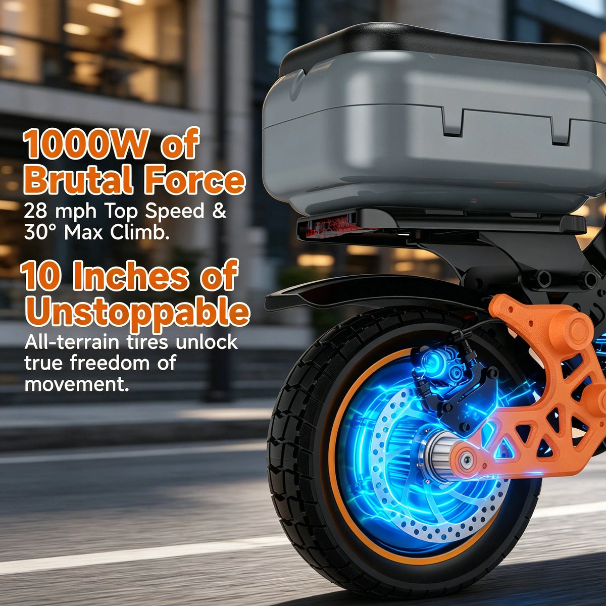 BIkydom 1000W Motor Foldable Electric Scooter For Adults
