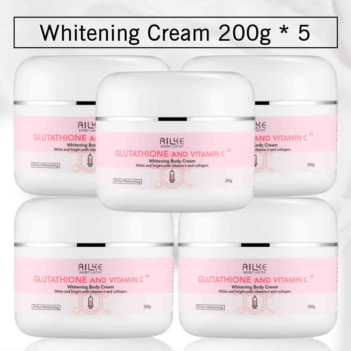 AILKE Whitening Facial Body Lotion With Vitamin C For Dark Spots
