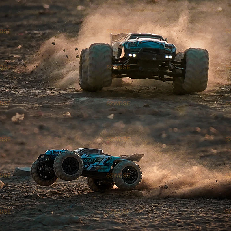 WLtoys Q117 Brushless 4WD RC Dirt Bike LED Headlights