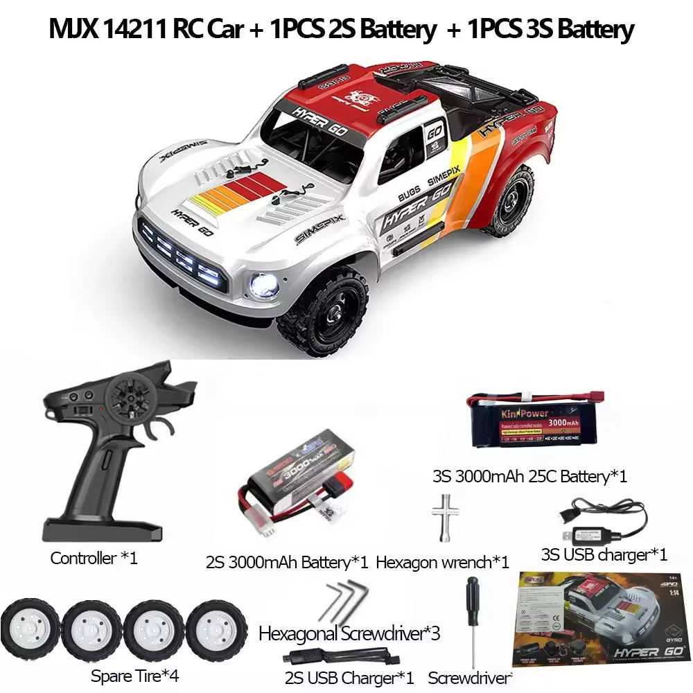 MJX Hyper Go 14211 Short Truck 4WD Brushless RC Car