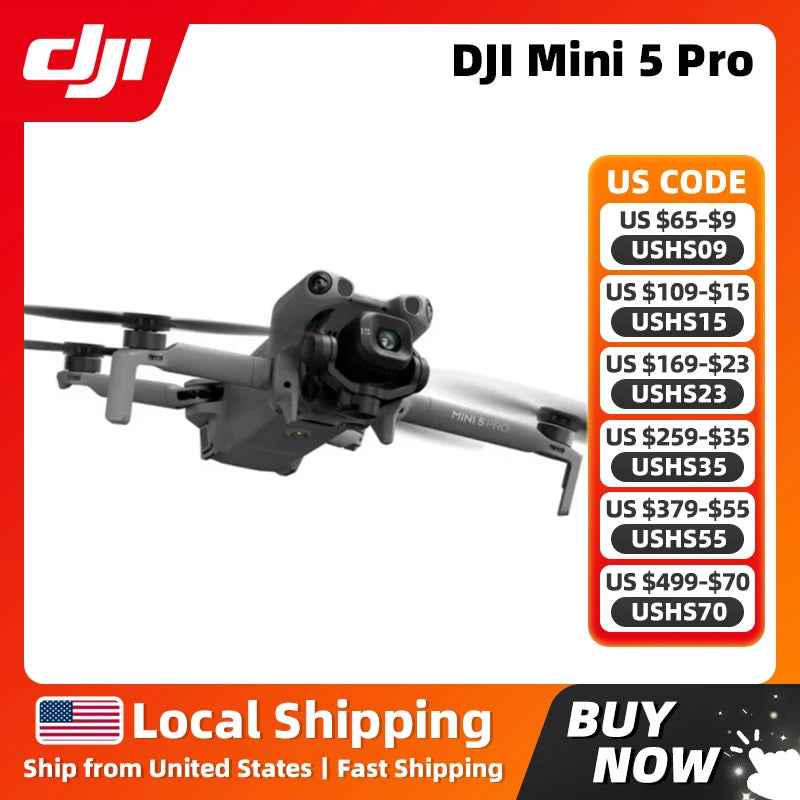 DJI Mini 5 Pro 4K Camera Drone Advanced Obstacle Avoidance