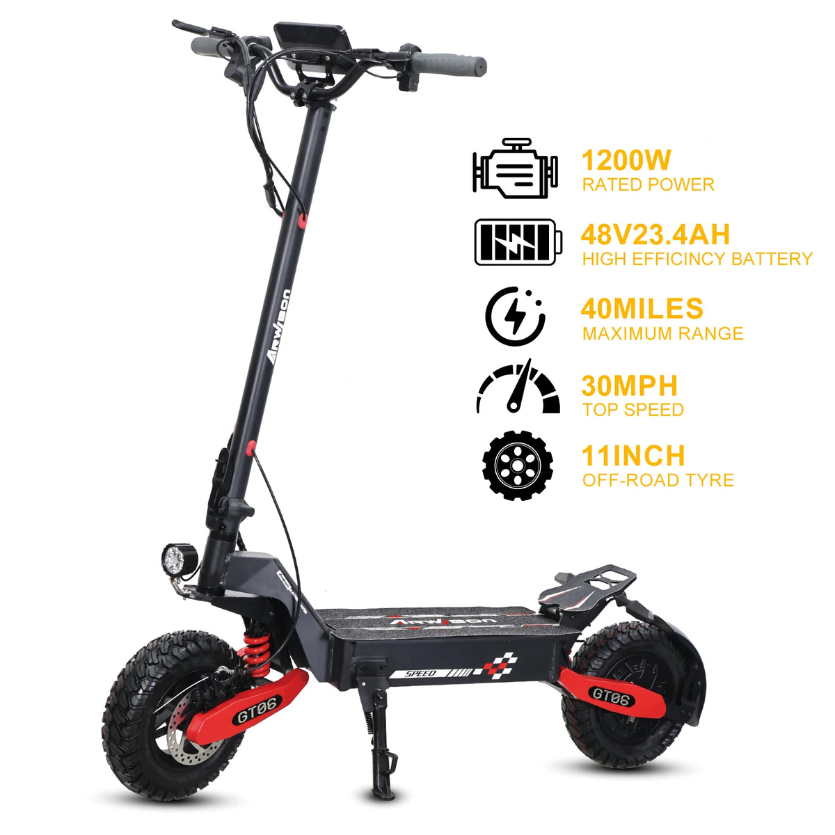 EOEOTWO Dual 4000W Electric Scooter 45MPH Offroad Foldable Adult