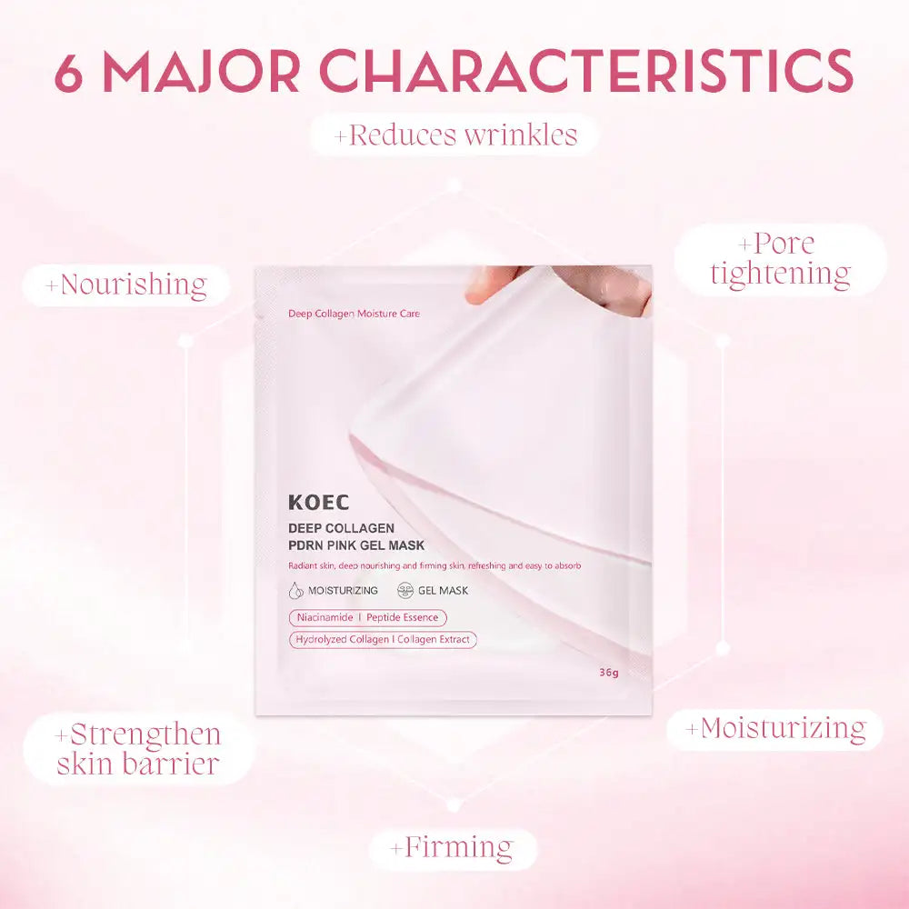 Moisturizing Collagen Gel Face Mask For Anti Aging And Hydration