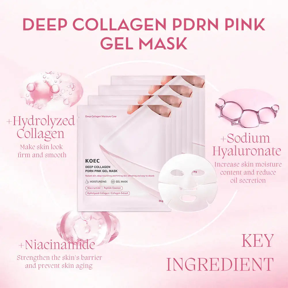 Moisturizing Collagen Gel Face Mask For Anti Aging And Hydration