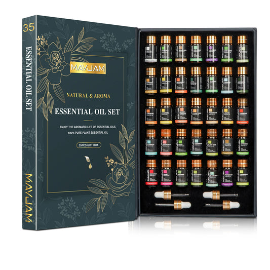 Mayjam Pure Essential Oil Set For Aromatherapy And Diffusers