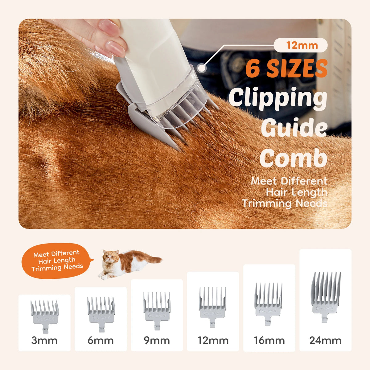Professional Pet Grooming Vacuum Kit And Cordless Rechargeable Clippers