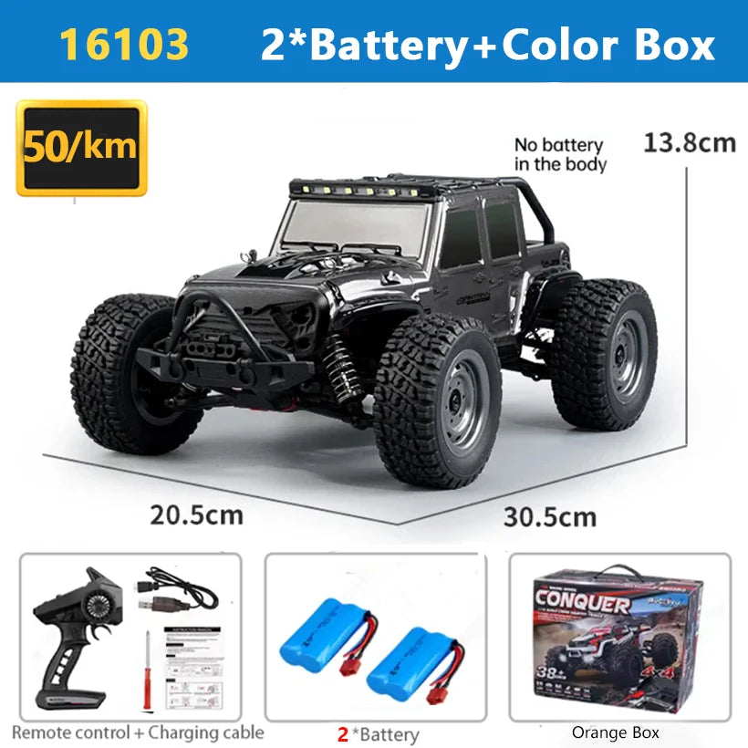 Brushless 4WD Remote Control Racing Car With High Speed Performance