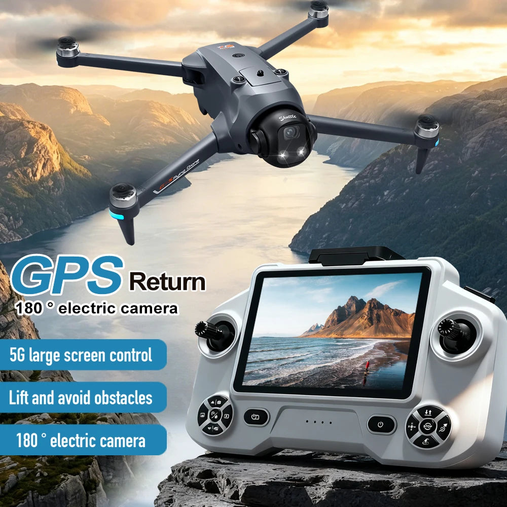 ZNLYRION GPS Foldable Drone With Adjustable Camera And Obstacle Avoidance