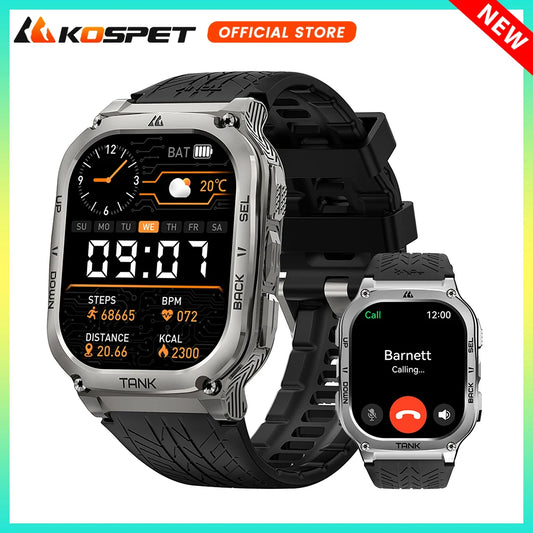 KOSPET TANK M3 Smartwatch With Fitness Tracking And Bluetooth