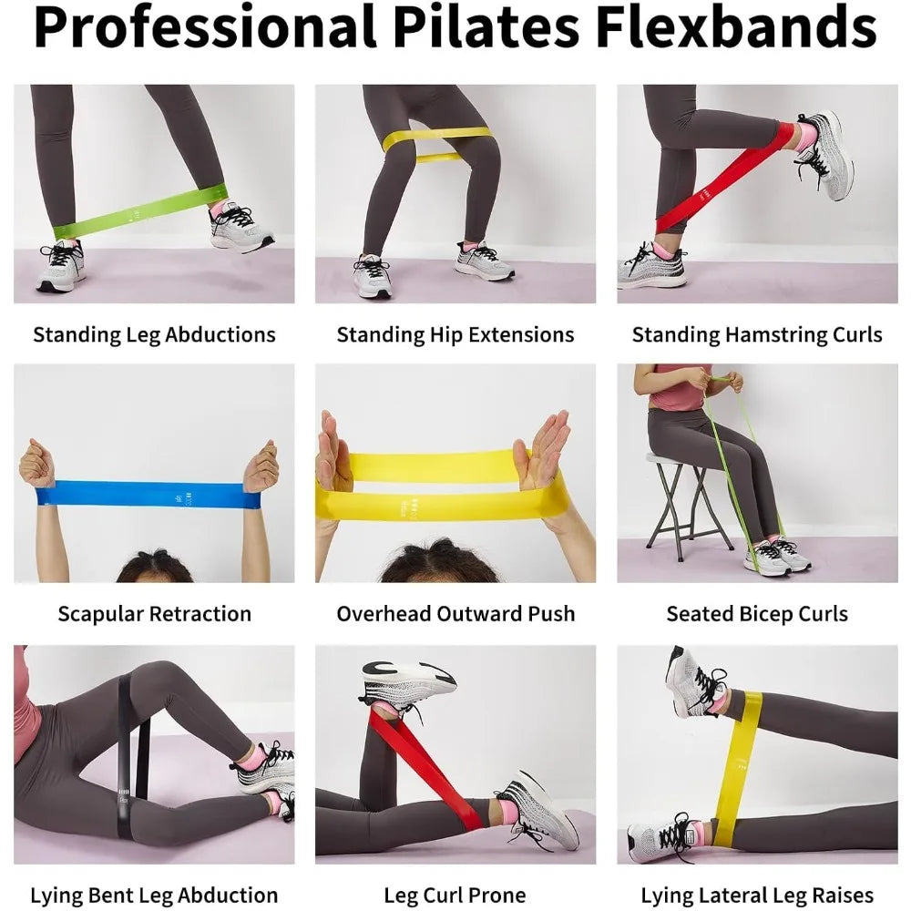TPE Resistance Bands Fitness Set For Strength And Muscle Training