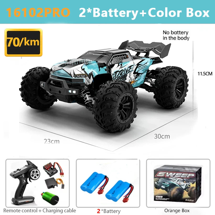 Brushless 4WD Remote Control Racing Car With High Speed Performance