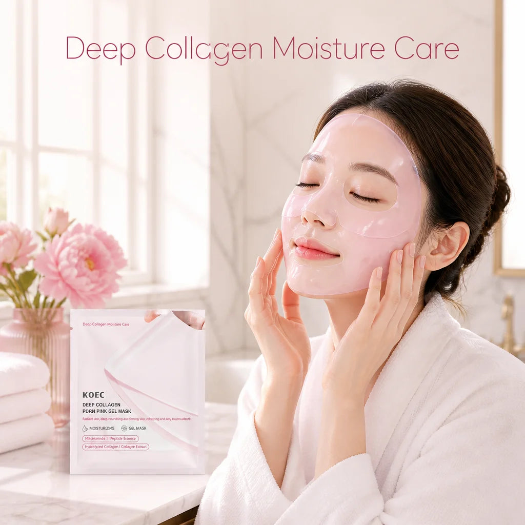 Moisturizing Collagen Gel Face Mask For Anti Aging And Hydration