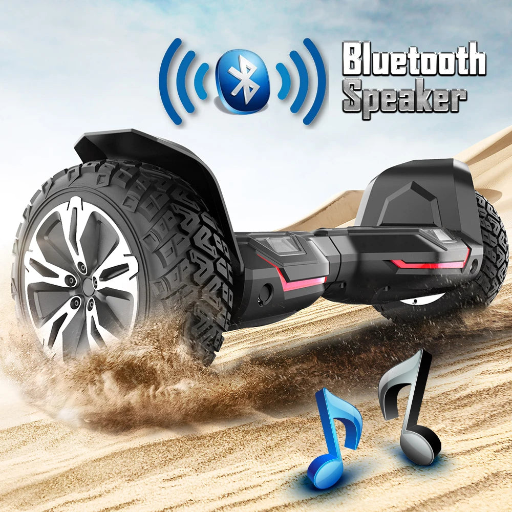 Warrior Dual Motor Self Balancing Scooter With Led Lights And Speaker