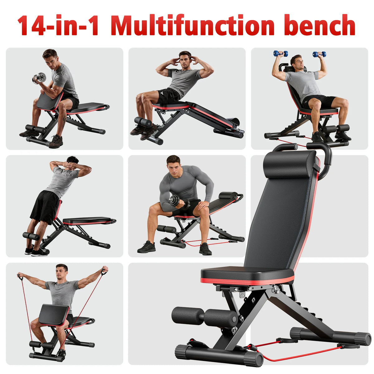 Multi Functional Foldable Dumbbell Bench For Full Body Training