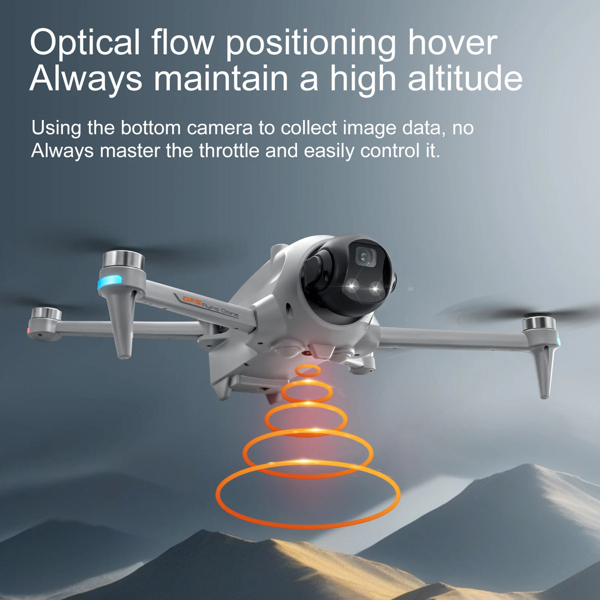 ZNLYRION GPS Foldable Drone With Adjustable Camera And Obstacle Avoidance