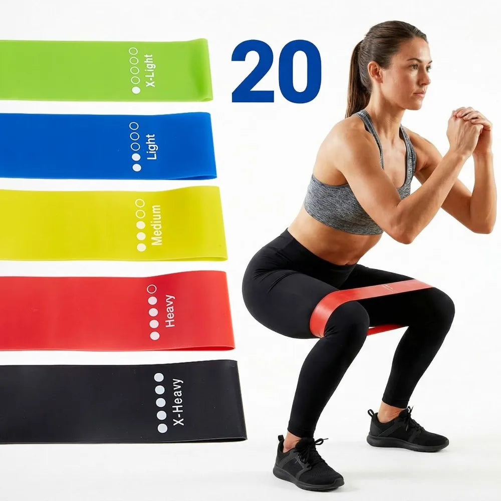 TPE Resistance Bands Fitness Set For Strength And Muscle Training