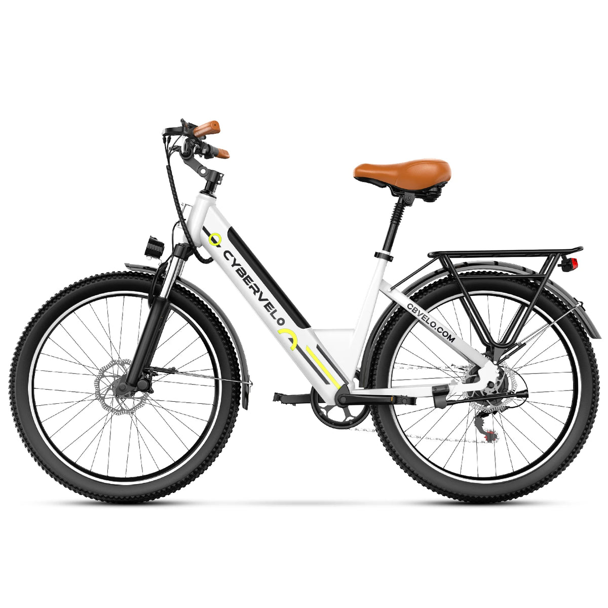 Cybervelo Urban Commute Electric Bicycle With Detachable Battery