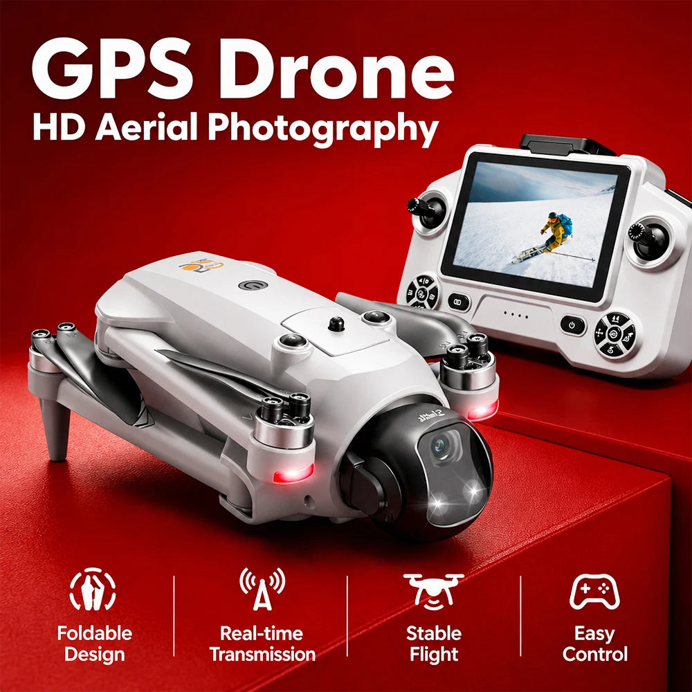ZNLYRION GPS Foldable Drone With Adjustable Camera And Obstacle Avoidance