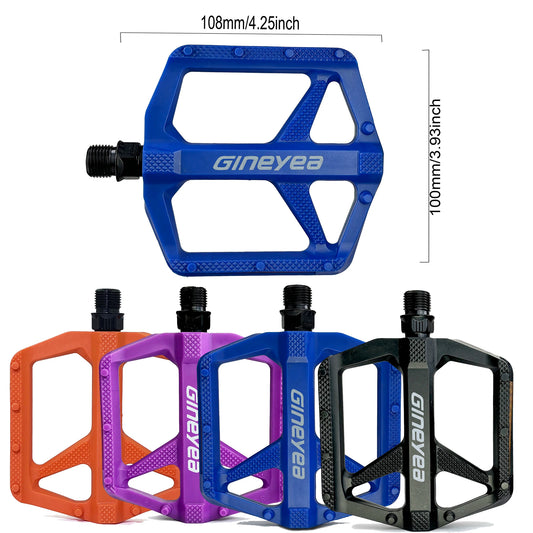 Flat Bike Pedals Ultralight Bearing Design For Road Mountain Bikes