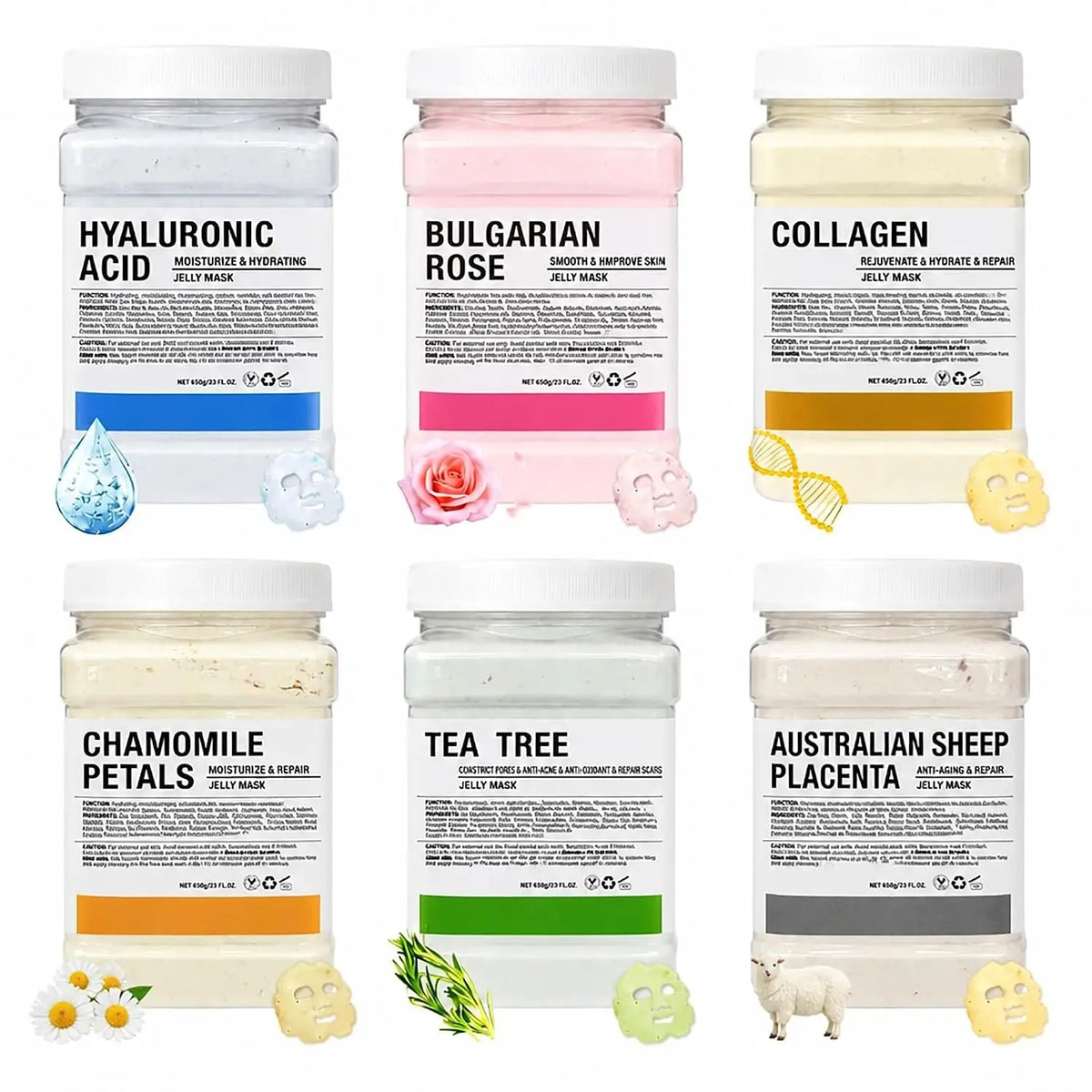 YMEYFAN Jelly Mask Powder For Rejuvenating Facial Skin Care