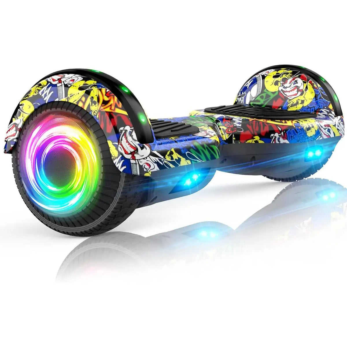 Bluetooth Electric Scooter With Dual Motor And LED Lights