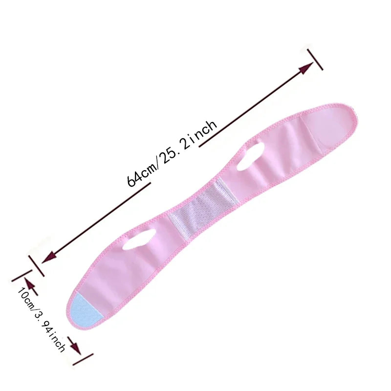 Comfortable V Shaped Facial Support Strap For Skin Care