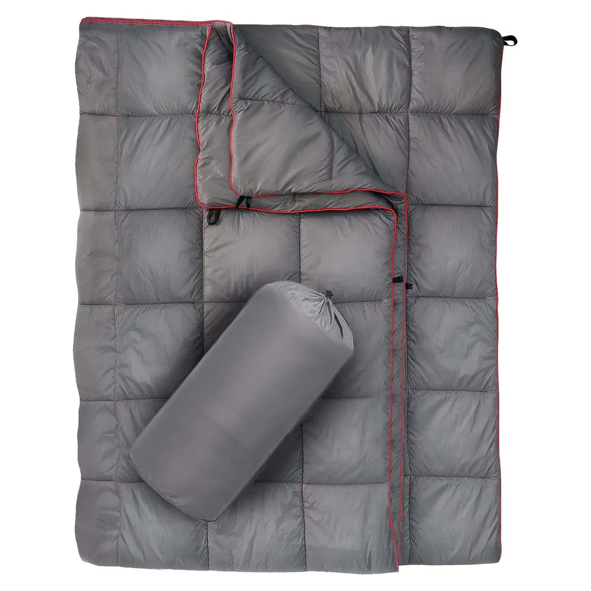 Outdoor Lightweight Down Alternative Puffy Camping Blanket For Hiking