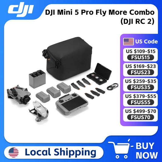 DJI Mini 5 Pro Drone RC Controller Aerial Photography Equipment