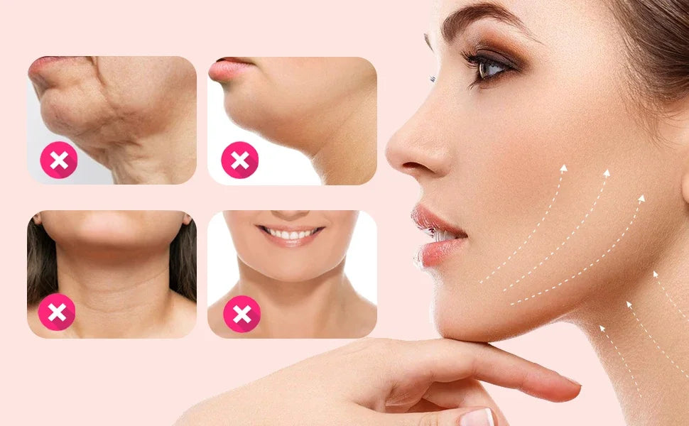 Comfortable V Shaped Facial Support Strap For Skin Care