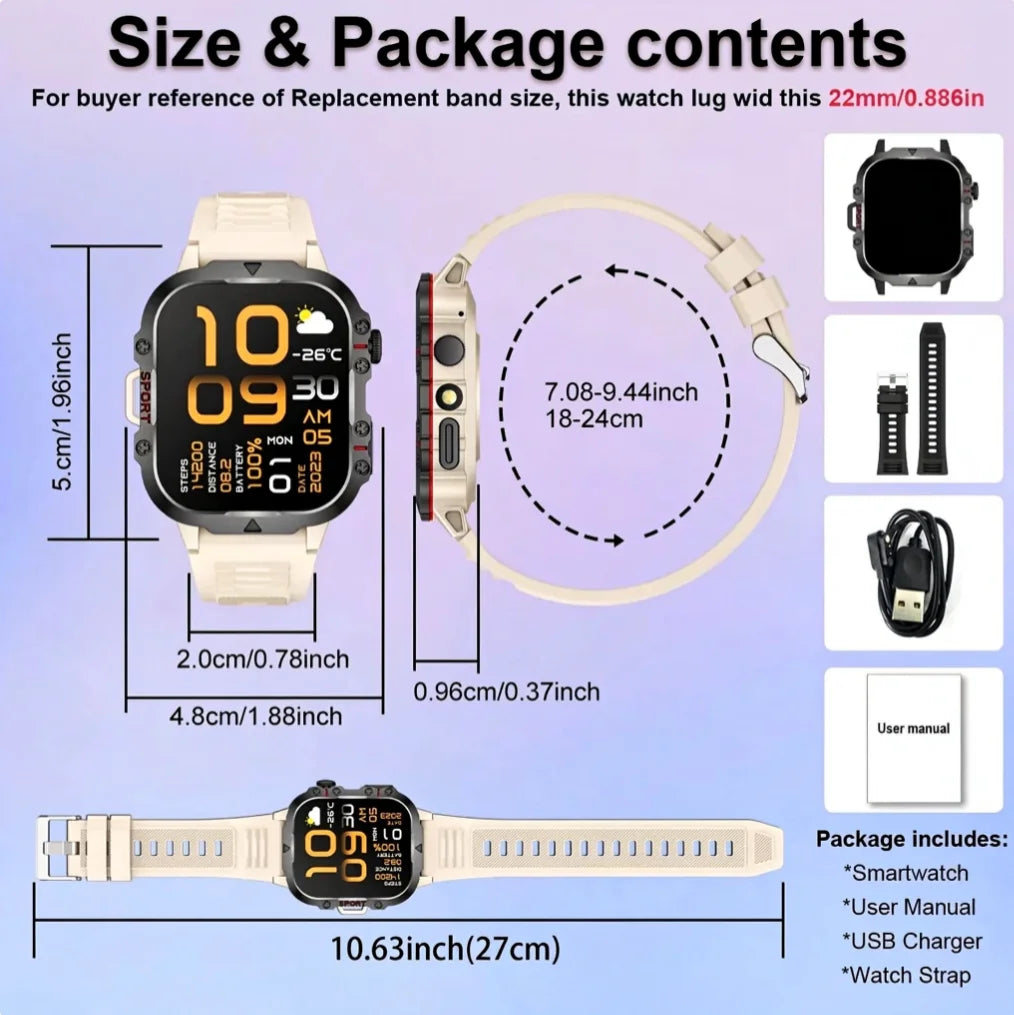 Erun Bluetooth Smart Watch With Calling And Sports Fitness Tracker