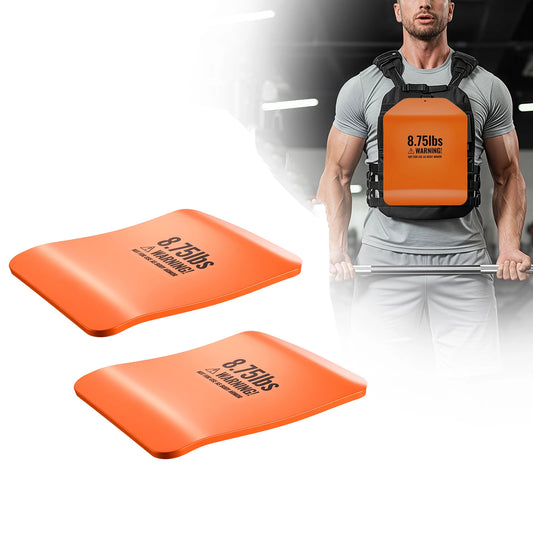 SucceBuy Curved Steel Weight Vest Plates for Fitness Training