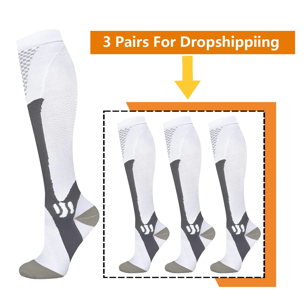Brothock Athletic Compression Socks Enhance Circulation And Relief
