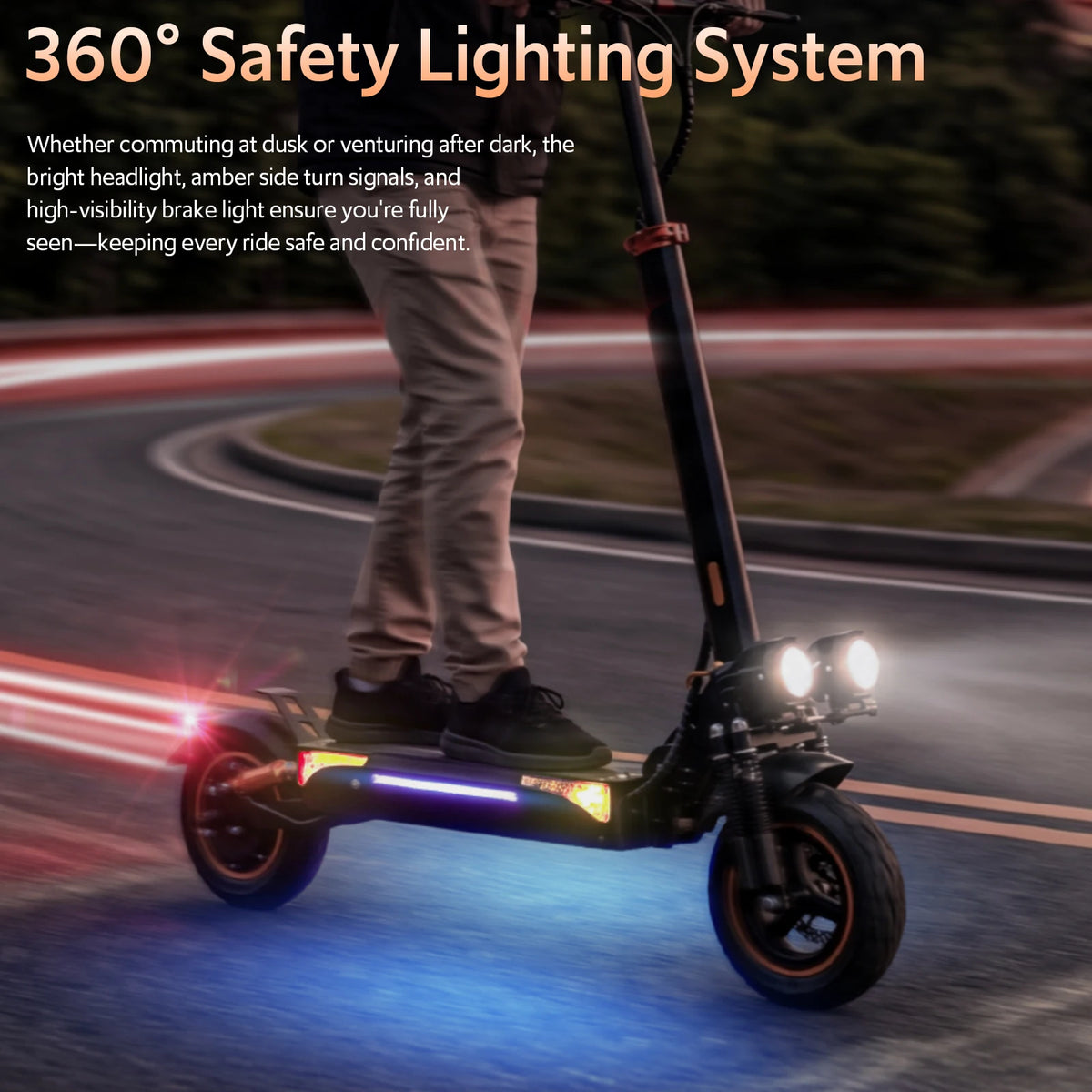 Osboo Off Road Electric Scooter With 1200W Motor And Brakes