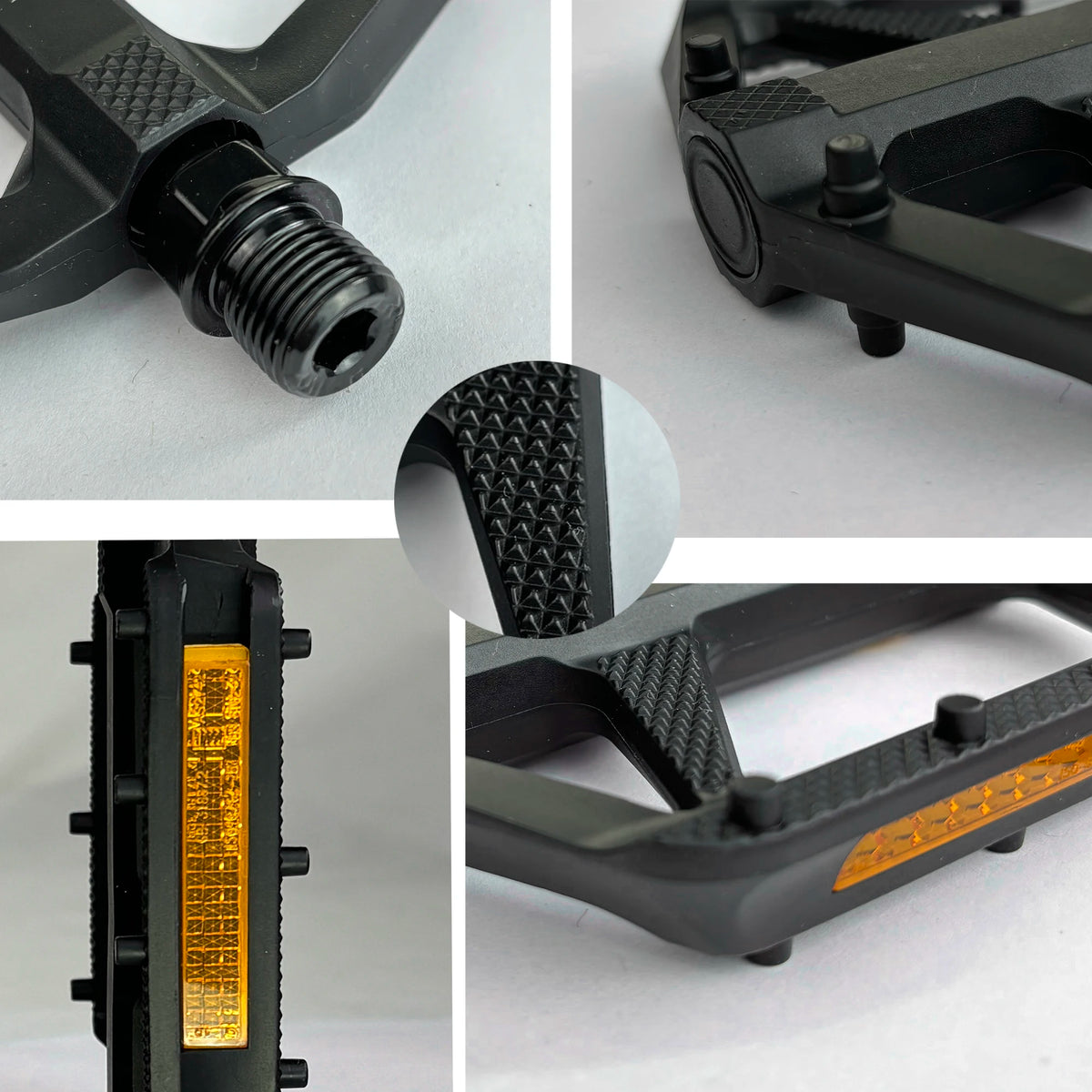 Flat Bike Pedals Ultralight Bearing Design For Road Mountain Bikes