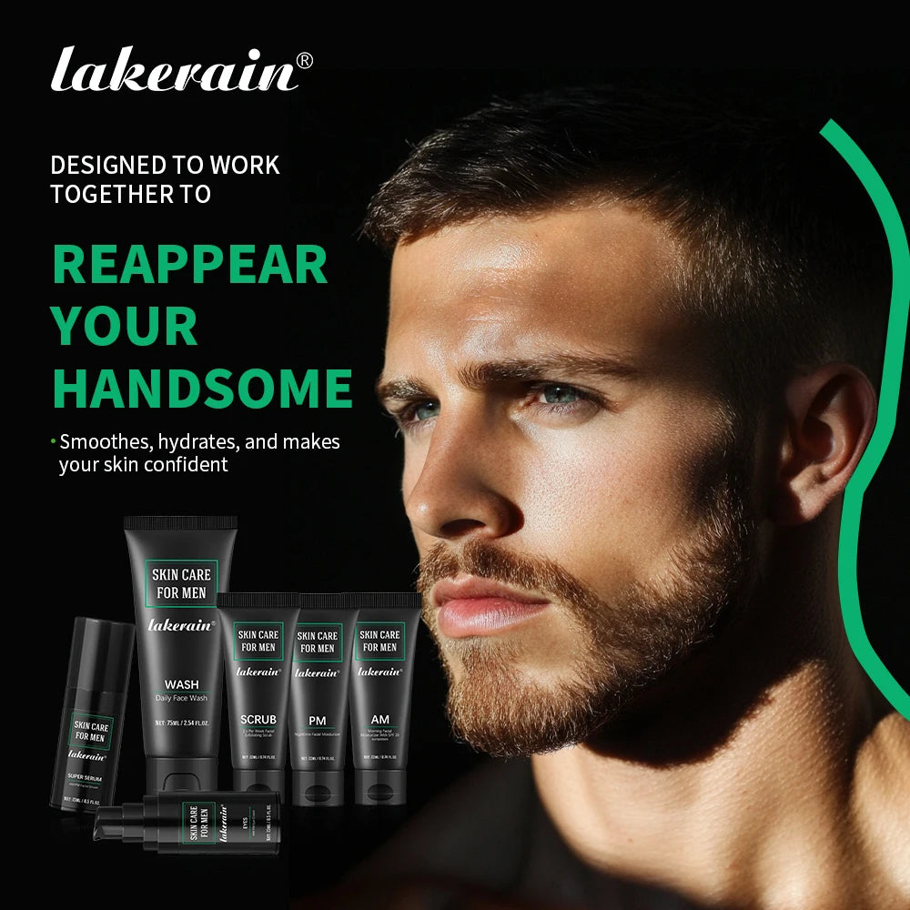Lakerain Skincare Set SPF20 Oil Control Moisturizing Face Kit