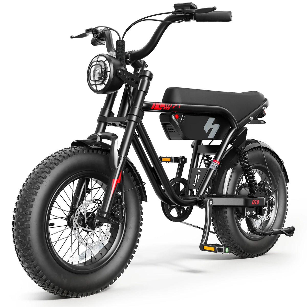 Hopepeak D10 Electric Mountain Bike With 1500W Motor Full Suspension