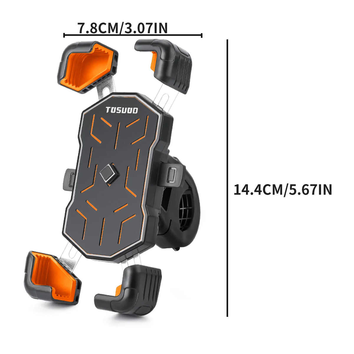 TOSUOD Automatic Locking Bicycle Handlebar Phone Mount