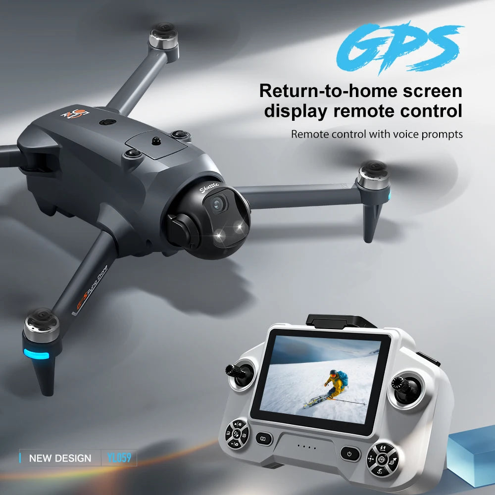 ZNLYRION GPS Foldable Drone With Adjustable Camera And Obstacle Avoidance