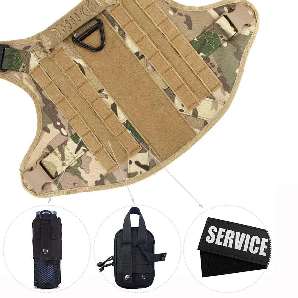 Petravel Tactical Vest Harness With Quick Release Buckle