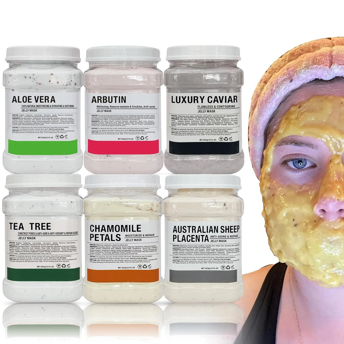 YMEYFAN Jelly Mask Powder For Rejuvenating Facial Skin Care