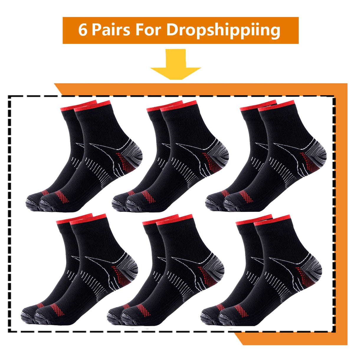 Brothock Athletic Compression Socks Enhance Circulation And Relief